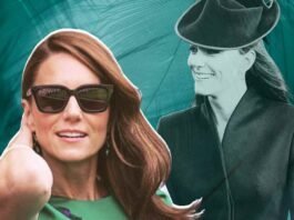 kate middleton look completo verde