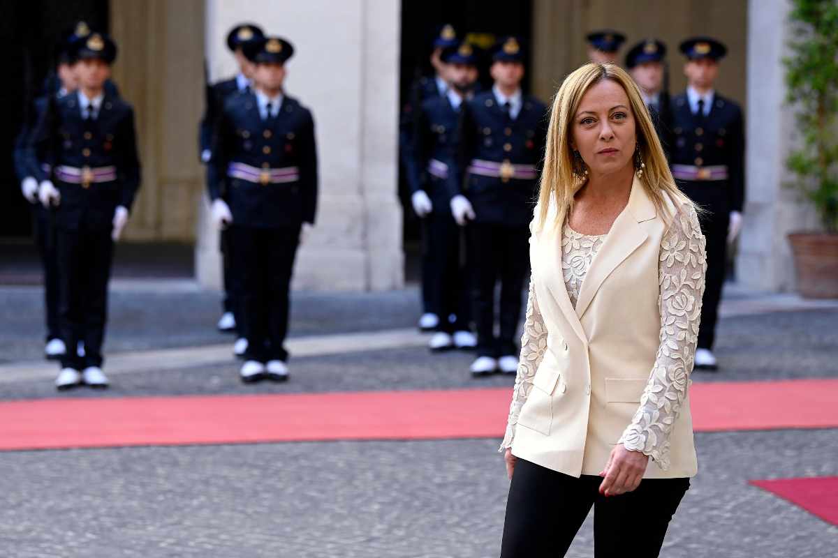 La premier Giorgia Meloni