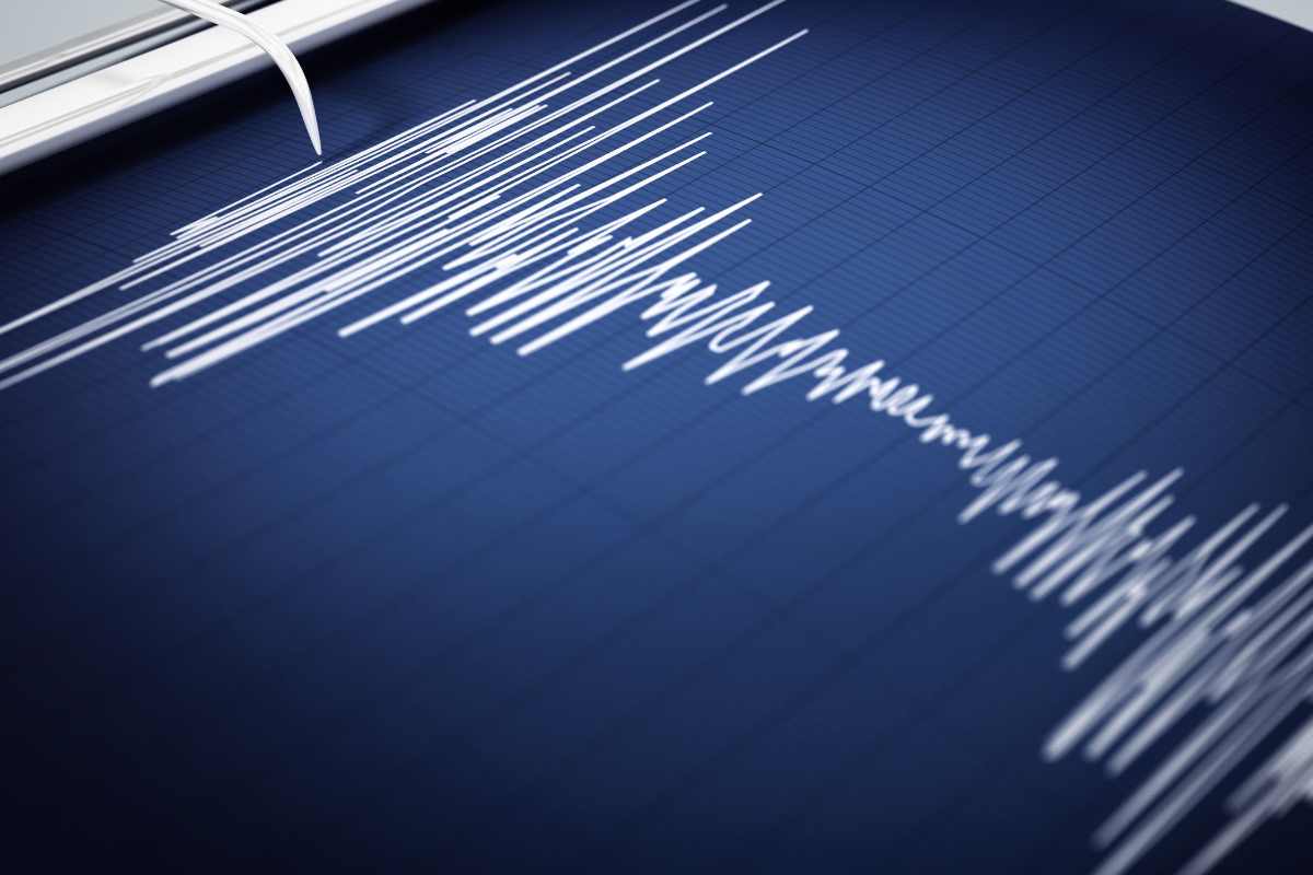 Terremoto registrato in Italia