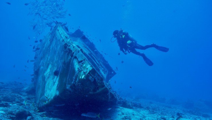 Suggestivi ritrovamenti sui fondali del mare