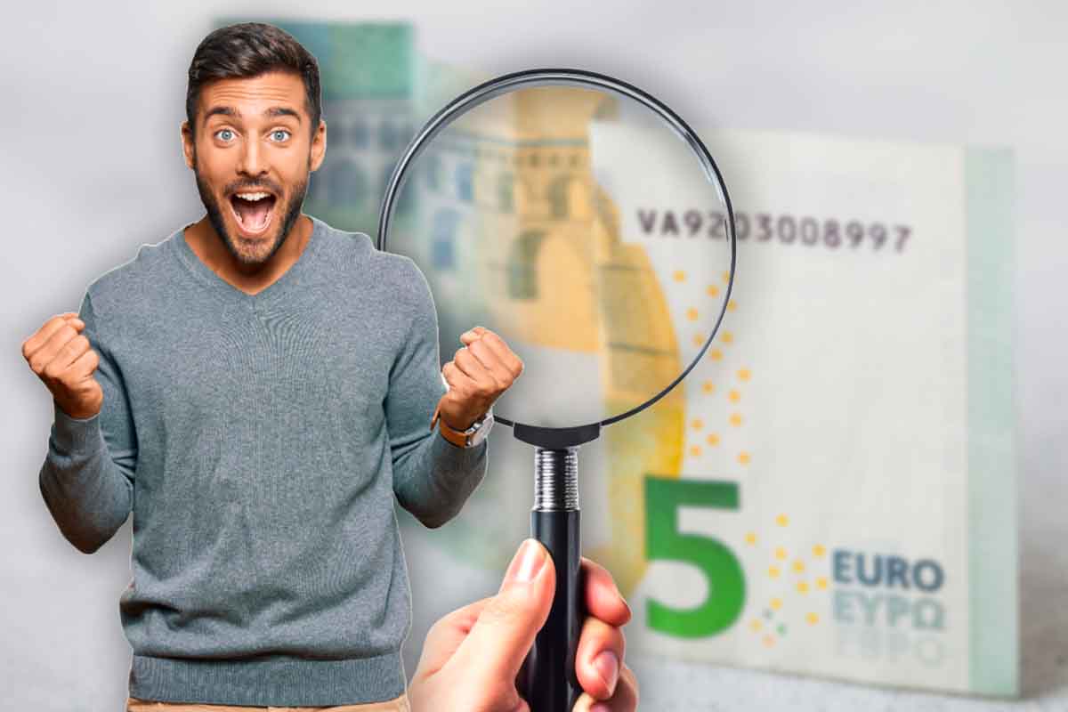 Una banconota da 5 euro nasconde un piccolo tesoro