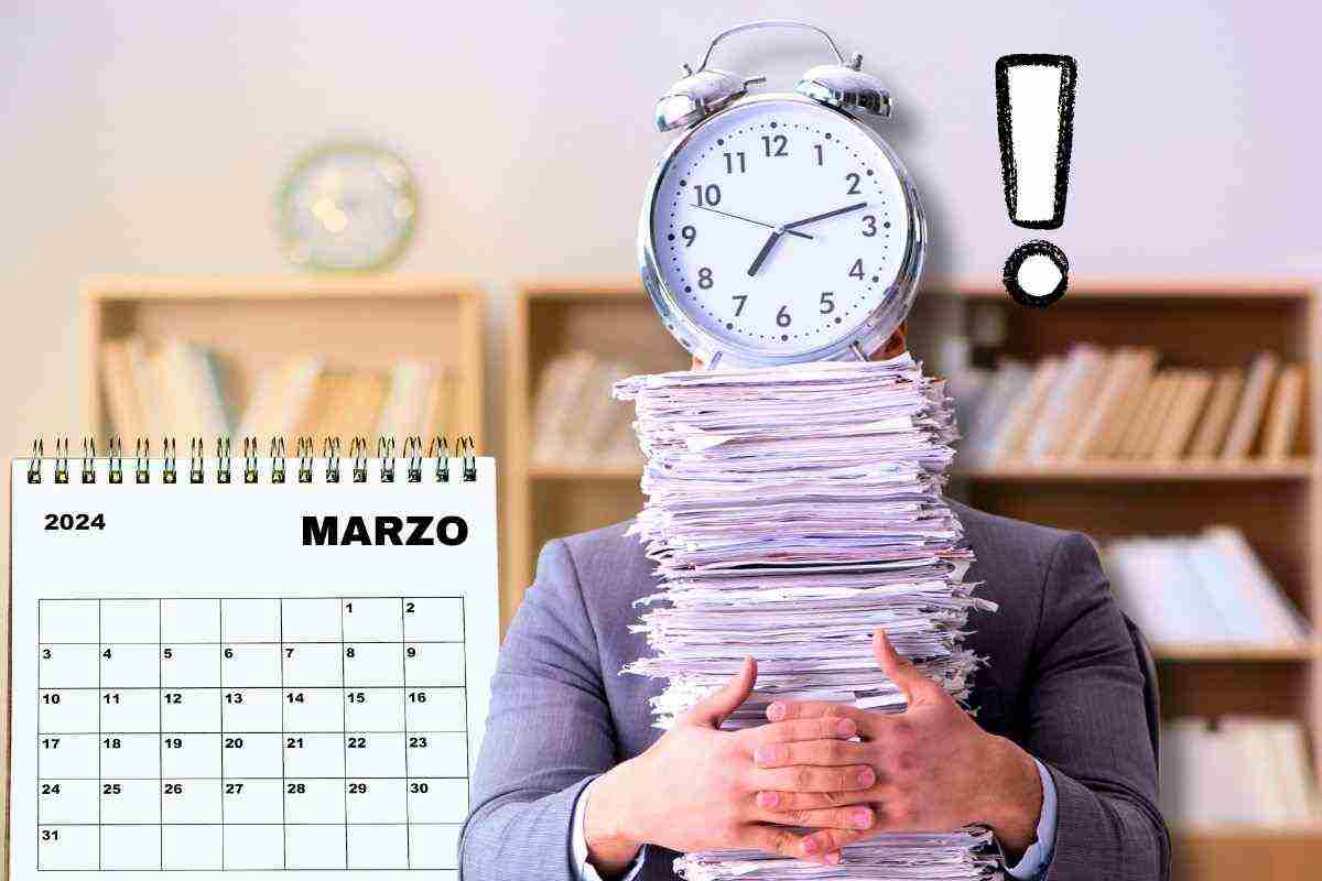 nuove scadenze per marzo 2024