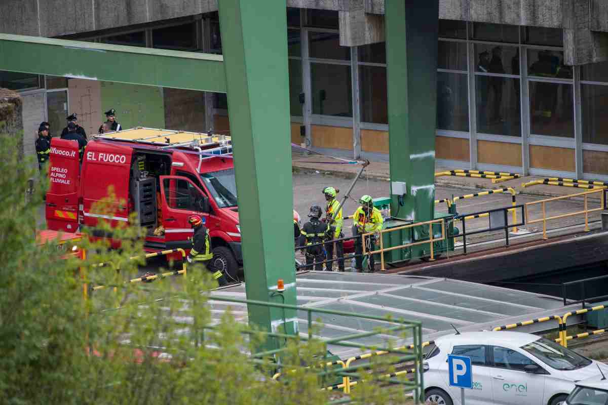 L'annuncio dei vigili del fuoco