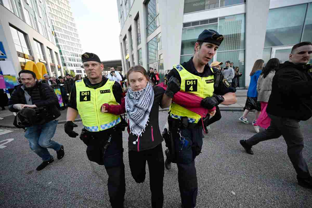 Arrestata Greta Thunberg
