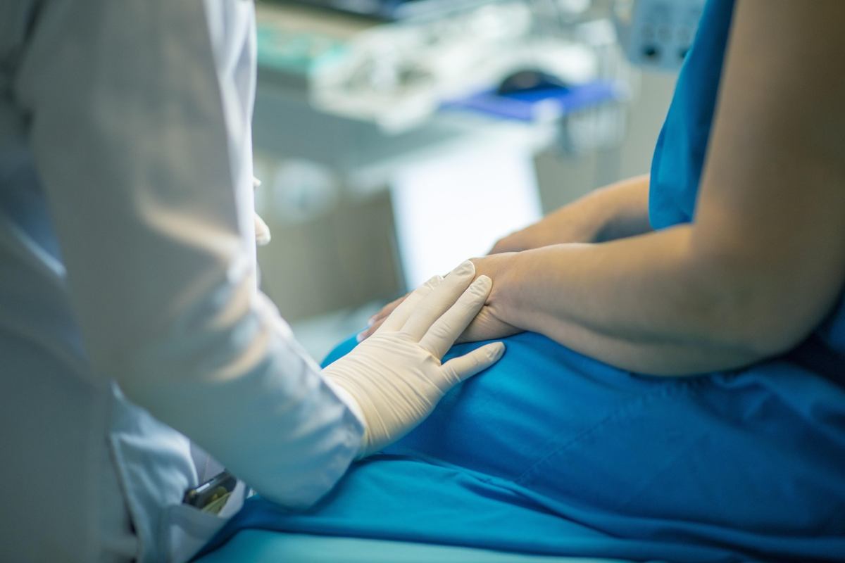 Una donna incinta finisce in ospedale