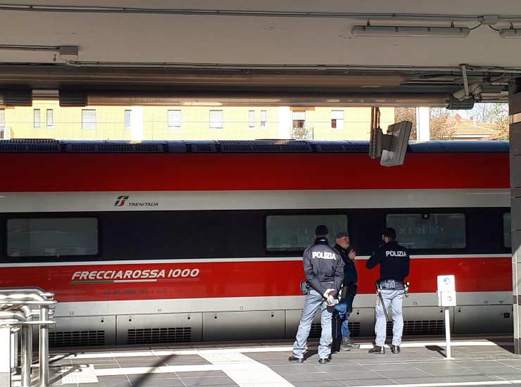 Un treno in stazione
