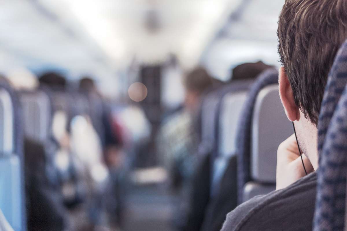 Passeggeri di un aereo