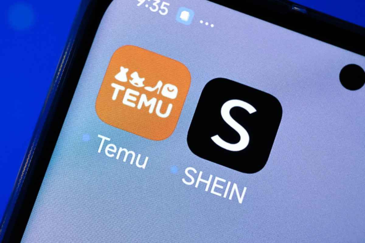 Le app di Temu e Shein