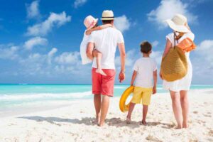 Una famiglia in vacanza