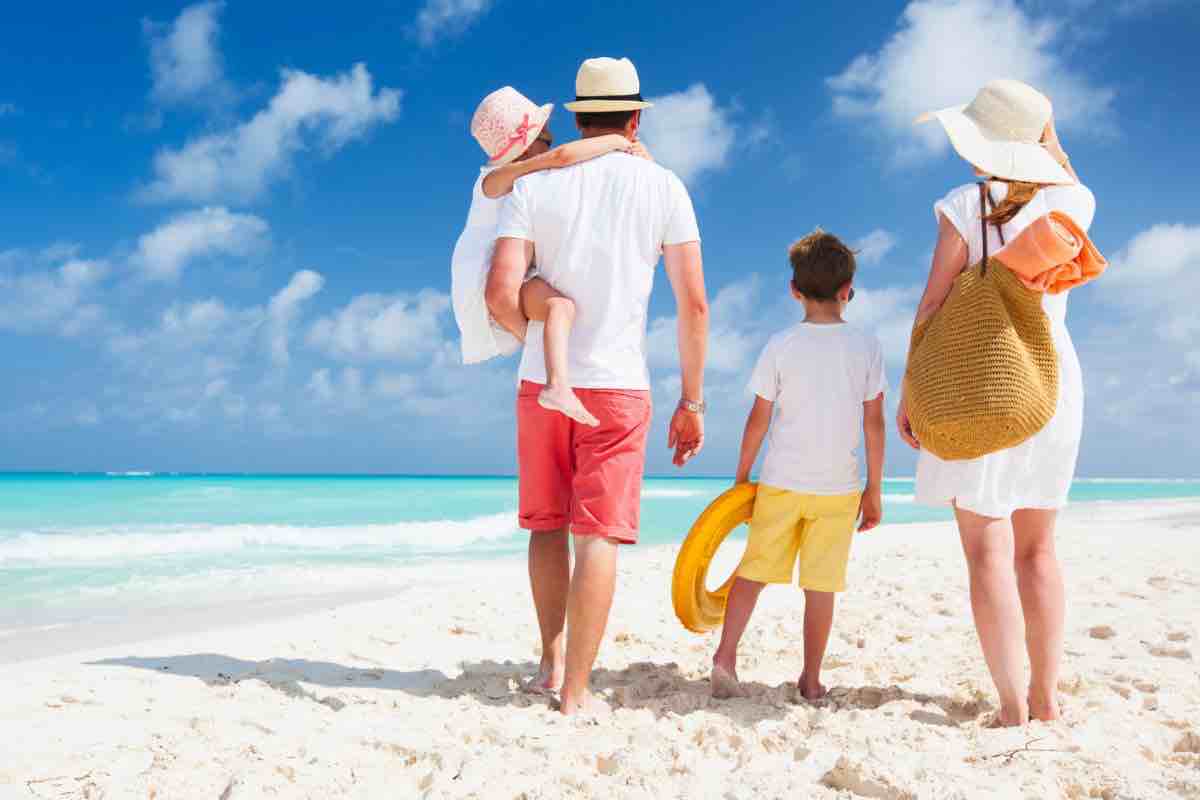Una famiglia in vacanza