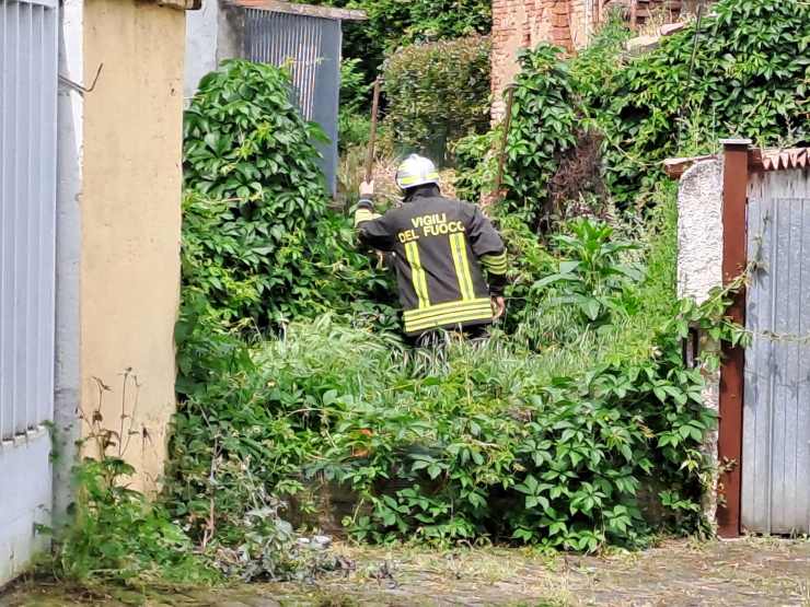 Il ritrovamento degli oggetti nel canale
