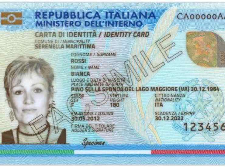 La carta d'identità elettronica
