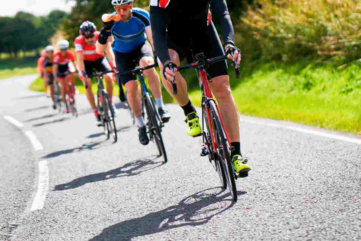 Ciclisti in gara