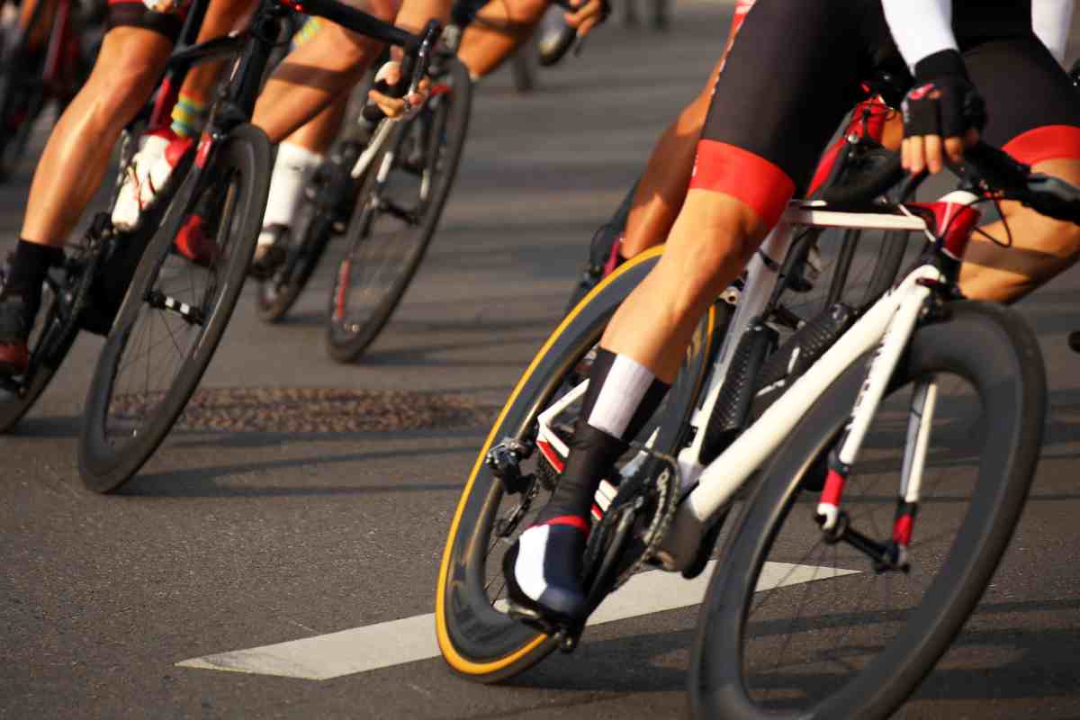 Ciclisti in gara