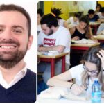 Grassucci e gli studenti impegnati alla maturità