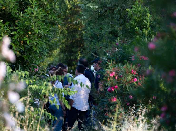 Il luogo del ritrovamento del cadavere
