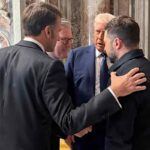Trump Macron e Zelensky