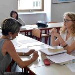 Una maturanda davanti la commissione
