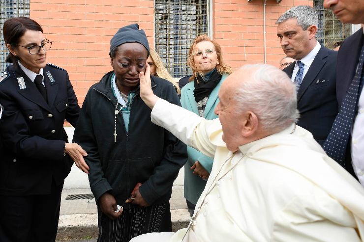 Papa Francesco a Rebibbia