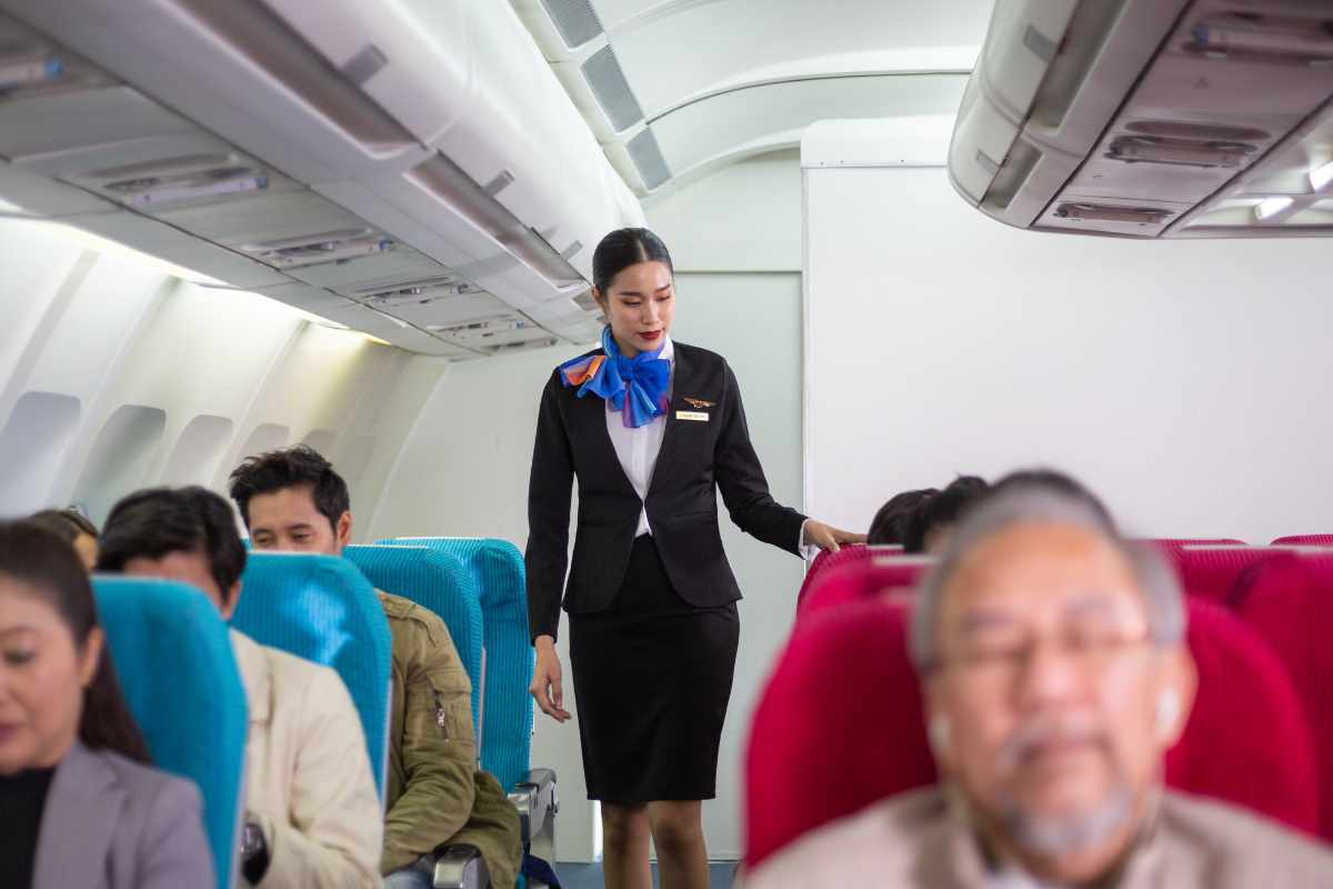 Hostess in aereo