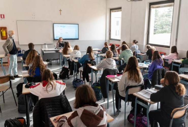 Una classe di un liceo