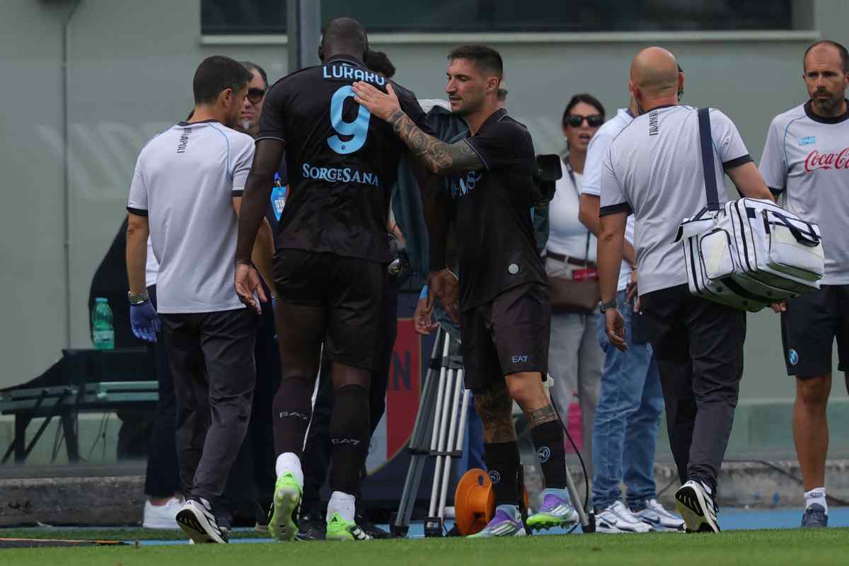 Lukaku infortunio