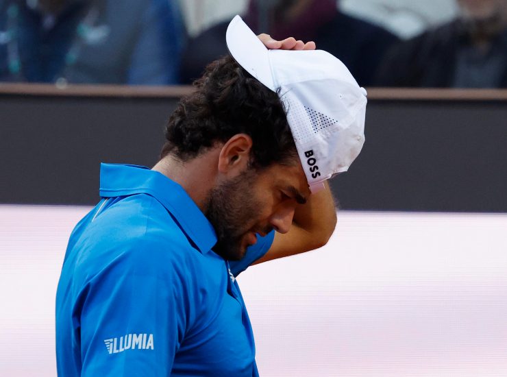 La delusione di Berrettini a Roma