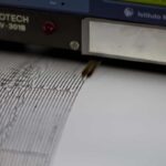 Il sismografo che segna un terremoto