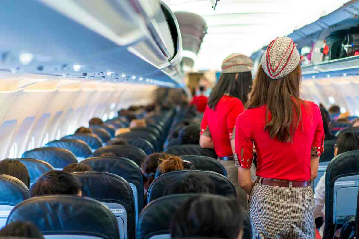 Aereo con hostess