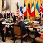 L'incontro alla Casa Bianca tra Trump e i leader europei con Zelensky