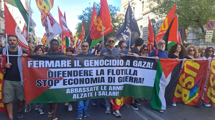 Il corteo Pro Palestina 