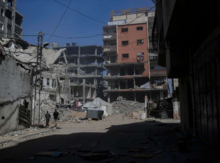 Gaza distrutta dai bombardamenti di Israele