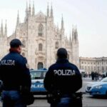 Forze di polizia schierate a Milano