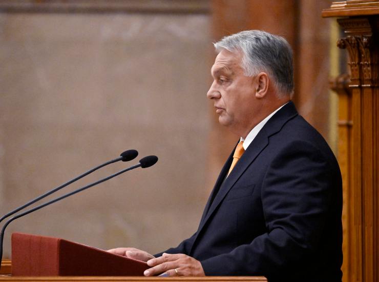 Orban durante un incontro