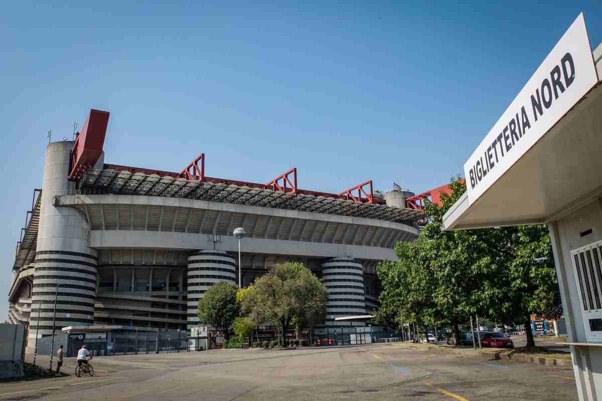 L'esterno dello stadio San Siro
