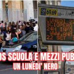 Caos a scuola e in strada per lo sciopero