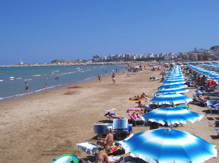 Una spiaggia italiana