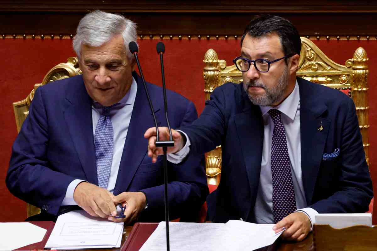 Tensione nella maggioranza, scintille FI Lega: Tajani avverte Salvini