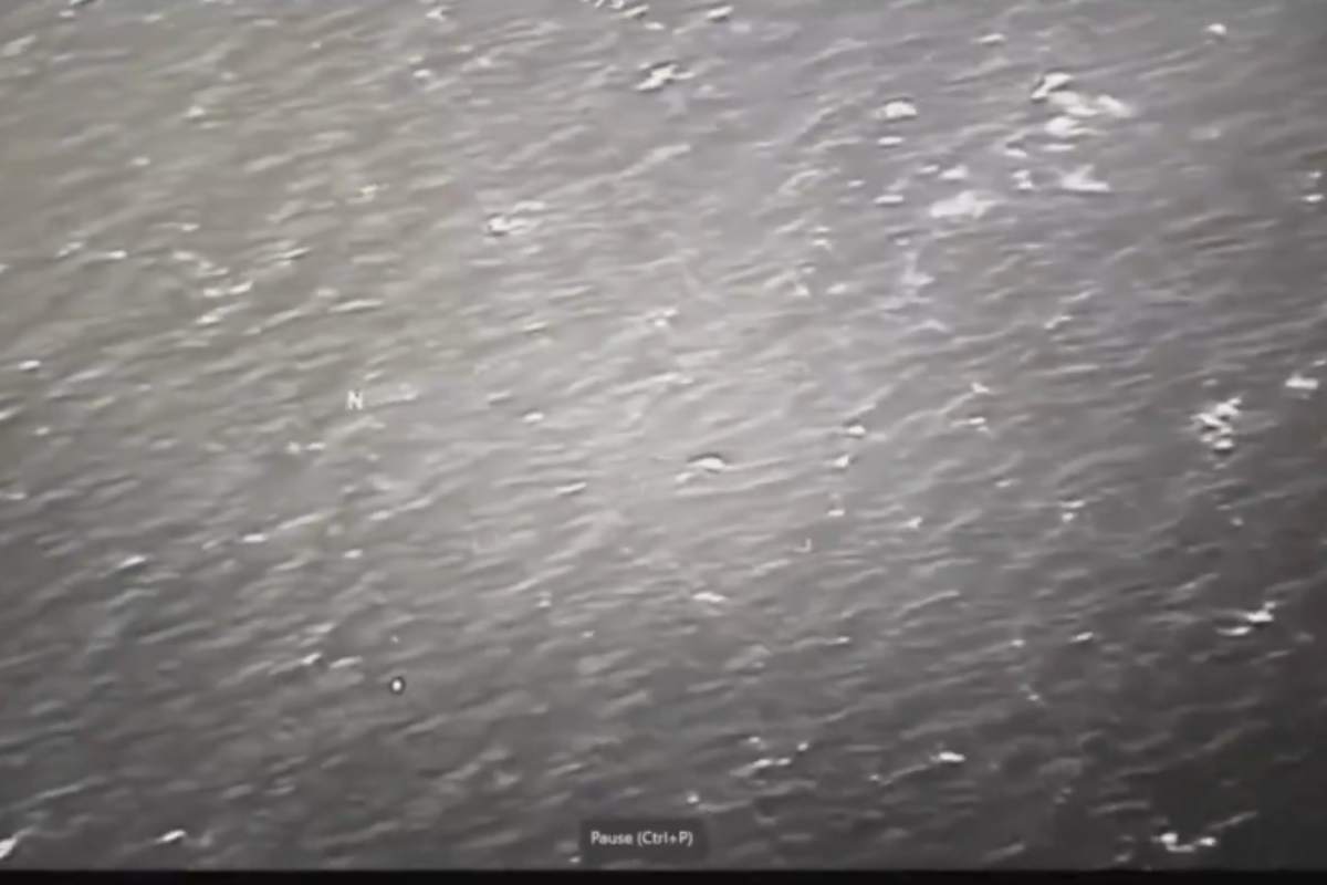 La traiettoria dell'UFO