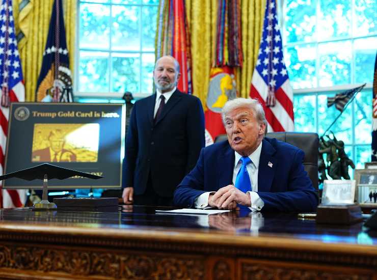 Donald Trump in primo piano