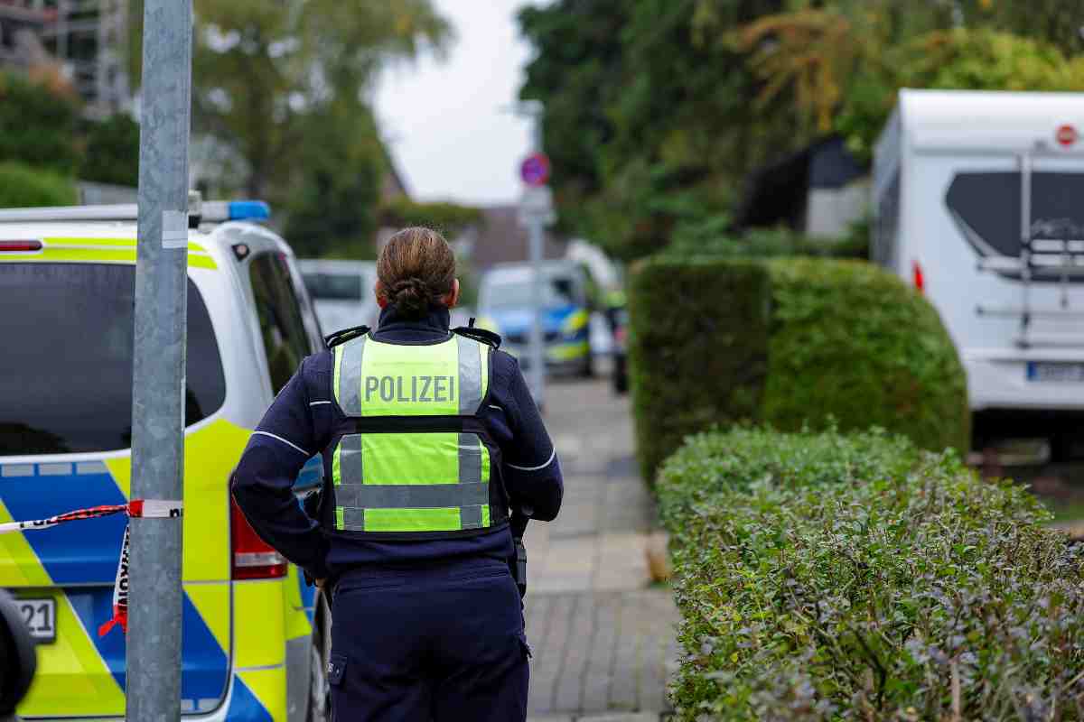La polizia interviene