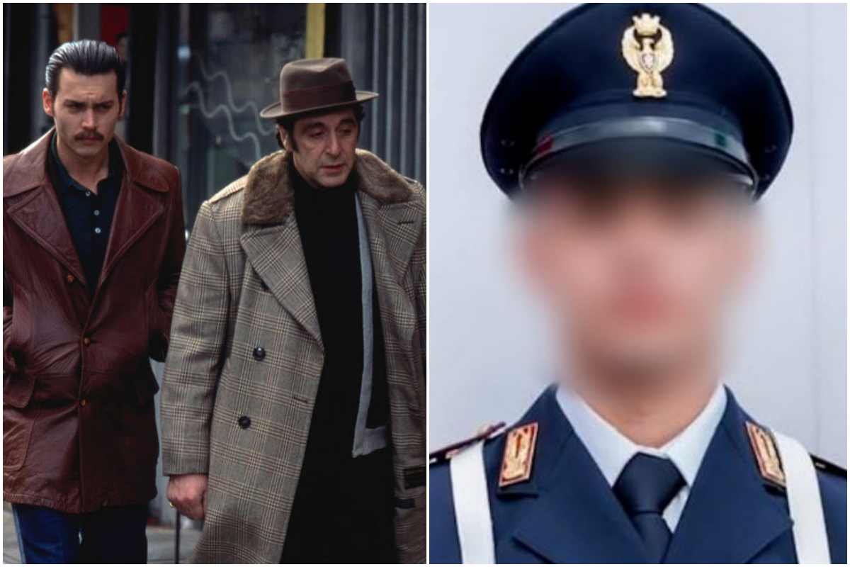 Una scena di Donnie Brasco e il poliziotto infiltrato