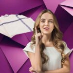 Donna con idea e tovagliolini