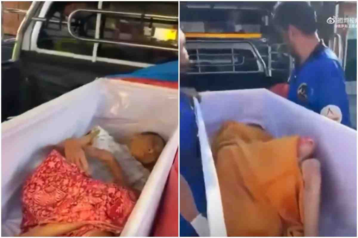 Si sveglia poco prima di essere cremata: “Abbiamo sentito bussare dalla bara eh…”