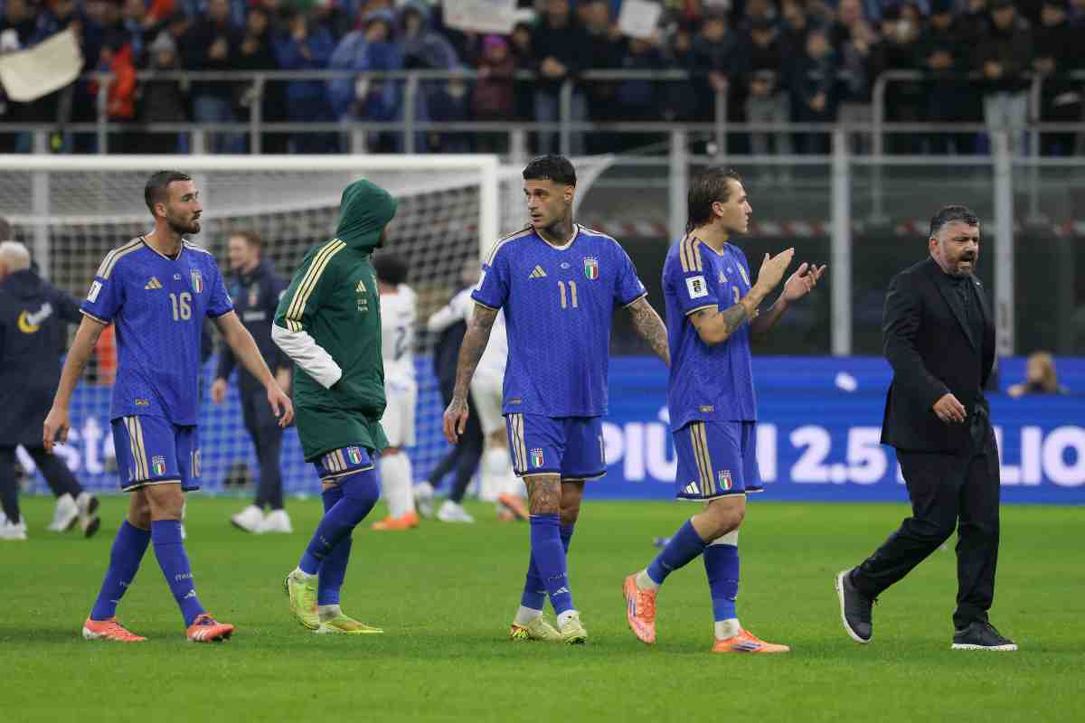 Gattuso e i giocatori