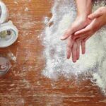 Farina sul tavolo