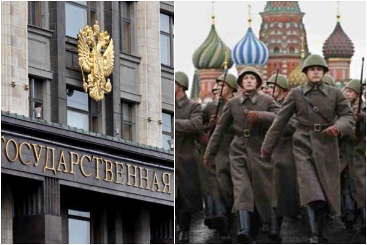 Il Parlamento russo e i soldati