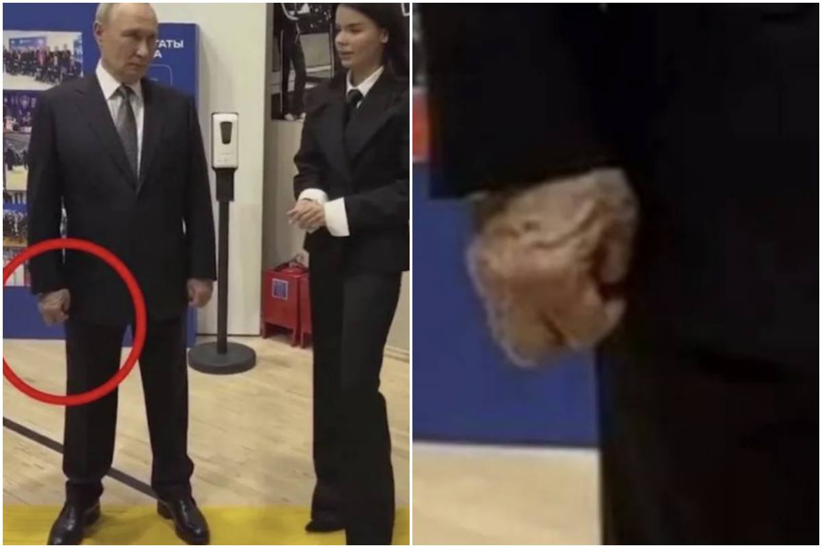 Putin e la mano che trema