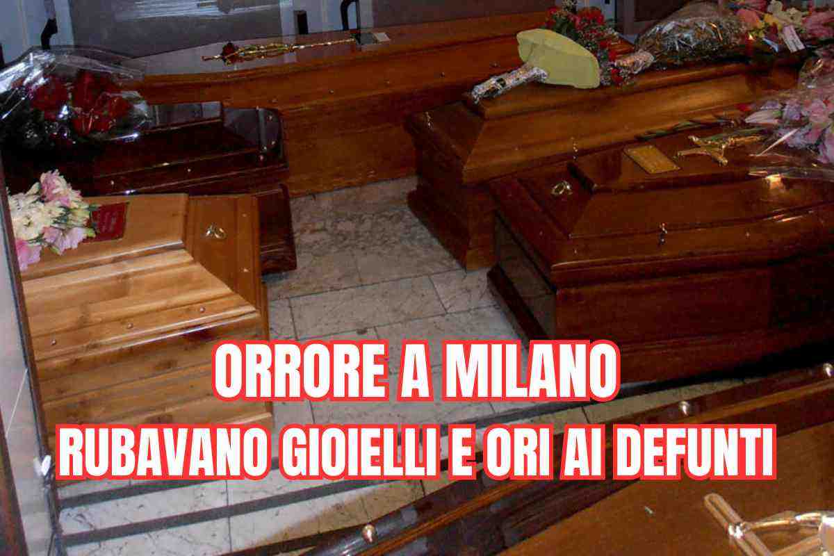Rubavano oro ai defunti
