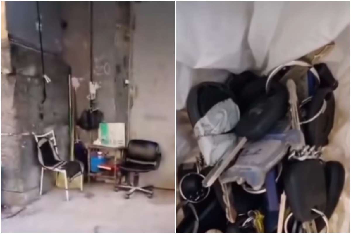 parcheggio abusivo e chiavi delle auto